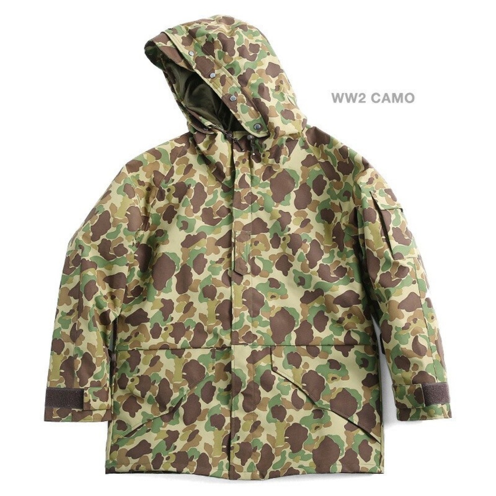 Houston ECWCS Hood Parka Jacket WW2 Camo